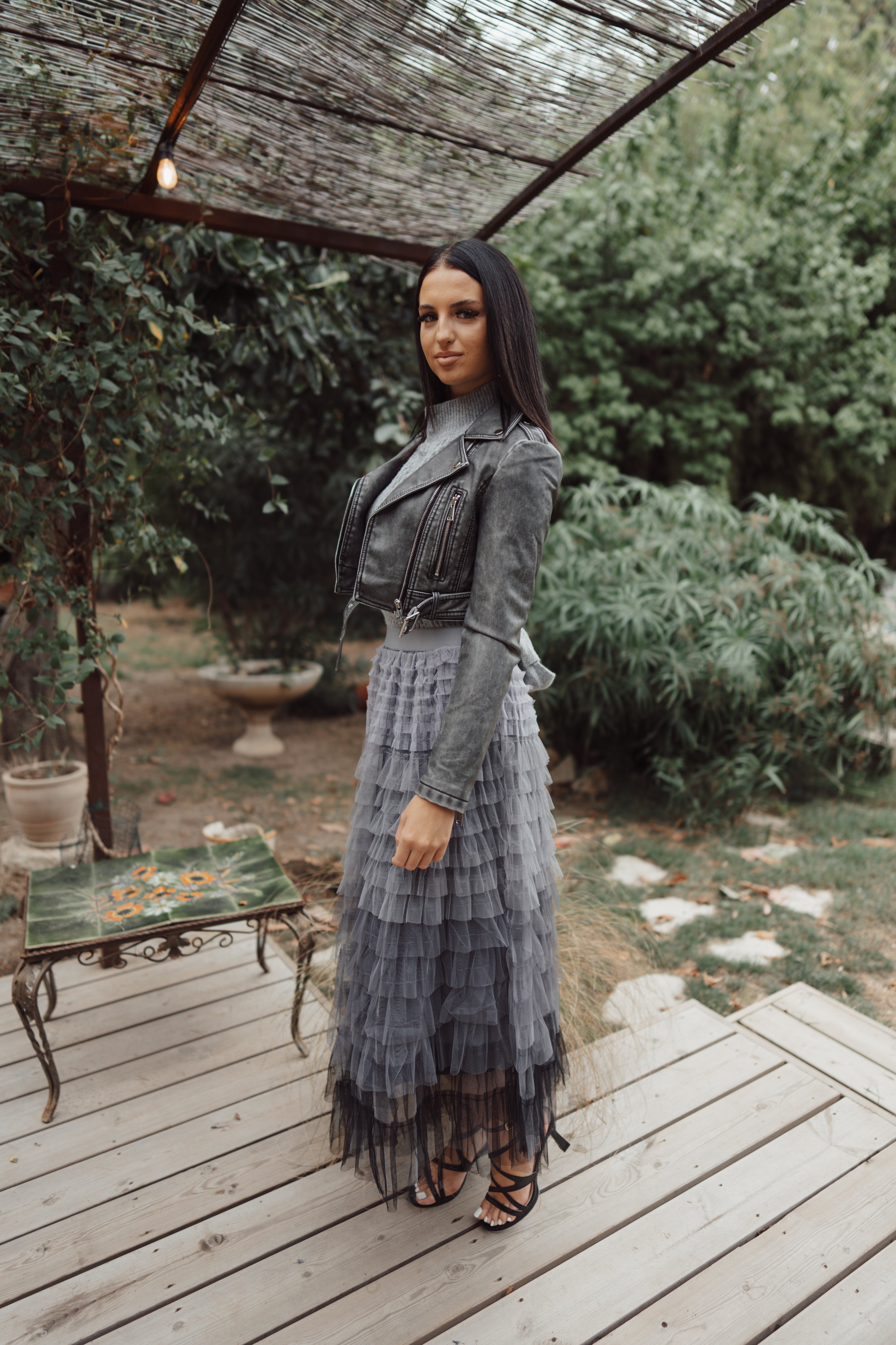 Jupe tulle NUAGE ARGENTE