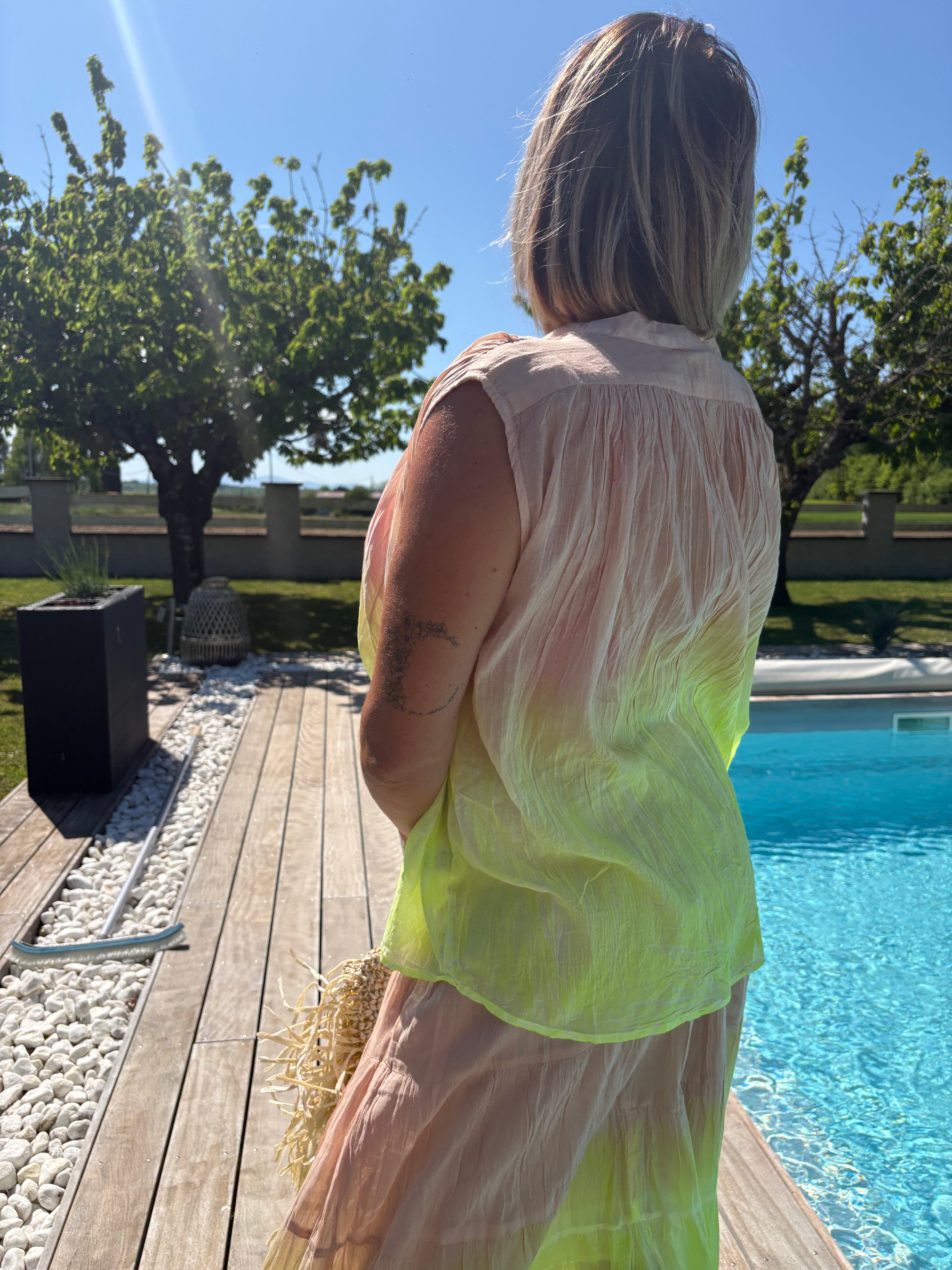 Ensemble jupe longue ALAYA